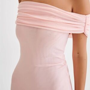 Meshki Strapless Blush Dress
